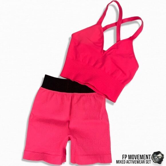 FP MOVEMENT MIXED ACTIVEWEAR SET: GOOD KARMA CROP TANK + PRAJNA SHORTS IN MALIBU - Picture 15 of 15